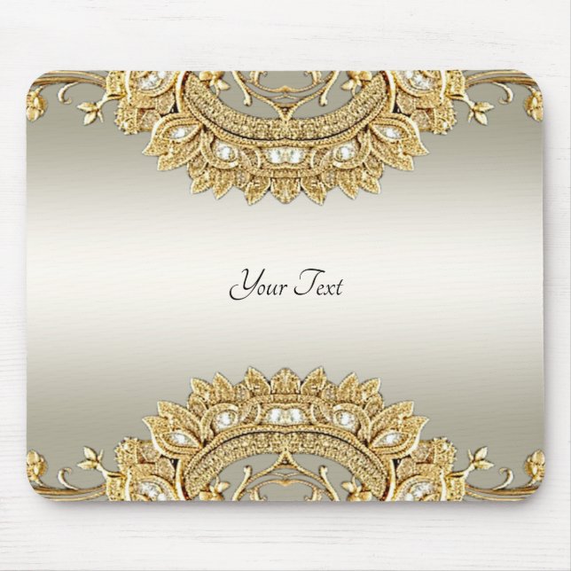 Gold Verziert Mousepad (Vorne)