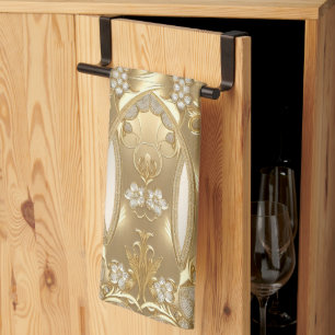 Gold Verzierte Küchentücher