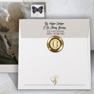 Gold Vinyl Record Einzigartige Vintage Musikhochze Runder Aufkleber