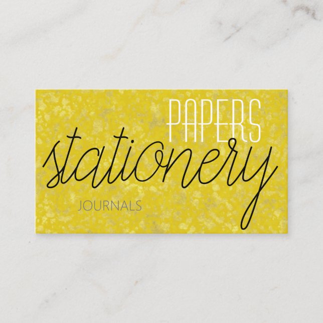 Gold-Visitenkarte Visitenkarte (Vorderseite)