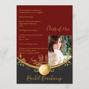 Gold Volleyball Abschluss Ankündigung