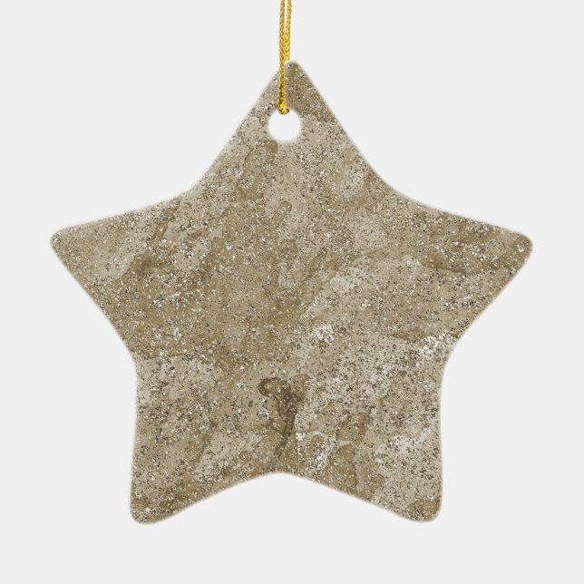 Gold Wasserfarbe Abstrakt Keramikornament (Vorne)