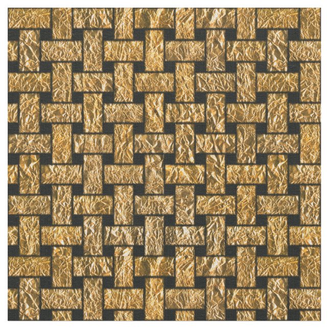 Gold Weave 1 Custom Fabric Stoff (Nahaufnahme)
