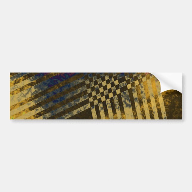 Gold Weave Autoaufkleber (Vorne)