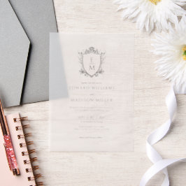 Gold Wedding Wappen Custom Wedding Initials