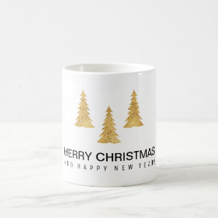 Gold Weihnachten Kaffeetasse