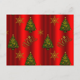 Gold Weihnachten und Weihnachtsbaumen Rot