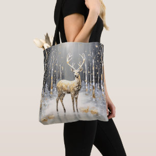 Gold Weihnachtsmann Weihnachtsfeiertage Tote Tasch