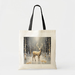 Gold Weihnachtsmann Weihnachtsfeiertage Tote Tasch Tragetasche