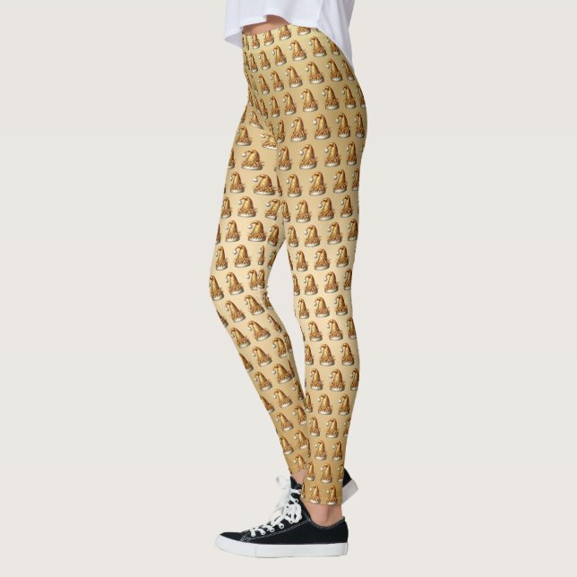 Gold Weihnachtsmannmütze Holiday Legging Leggings (Links)