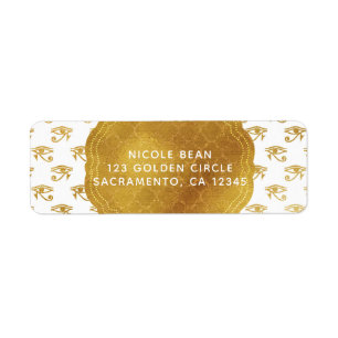 Gold Weiß Ägyptisch Ägypten Auge Glamour Moderne H