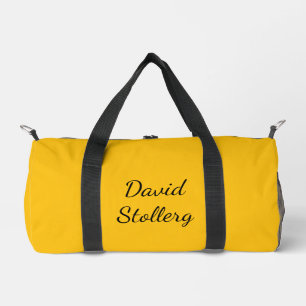 Gold & Weiß Stylisch Duffle Bag