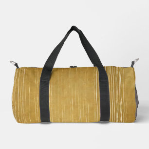 Gold Weiß Vintage Art Deco Moderne Kollektion Duffle Bag