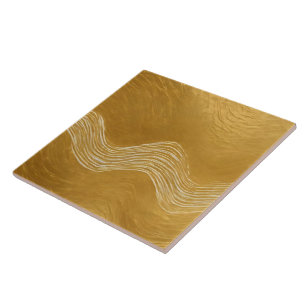 Gold Weiß Vintage Art Deco Trendige Kollektion Fliese