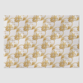 Gold White AI Art Tissue Paper Seidenpapier