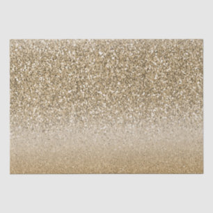Gold White Glam Glitzer Seidenpapier