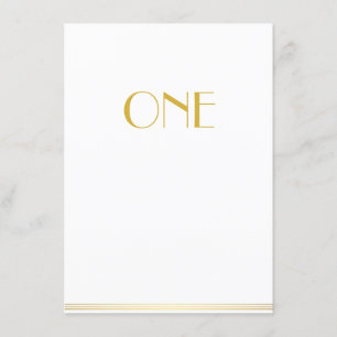 Gold White Great Gatsby Cards anstelle von Favorit Einladung