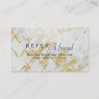 Gold & White Marmor Glam Salon Verleihung einer Fr