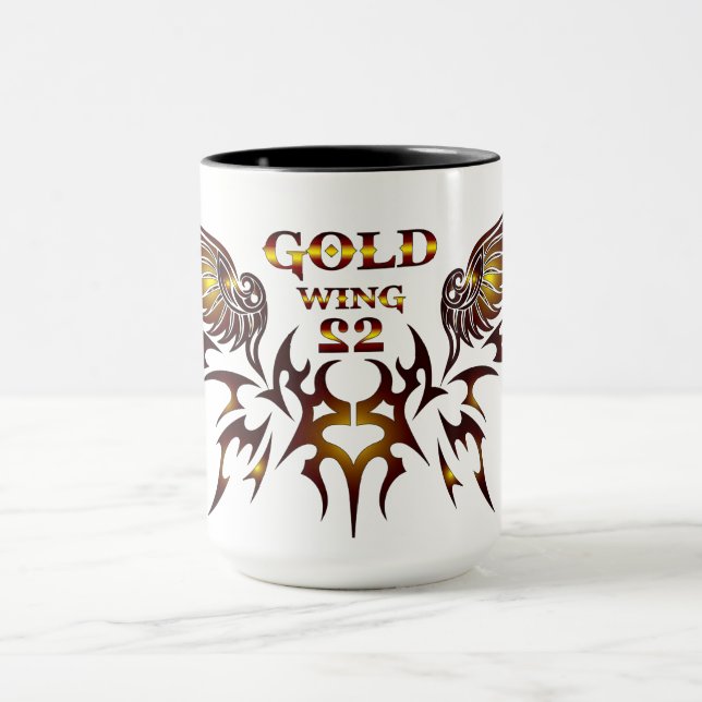 Gold Wing-2-Tasse Tasse (Zentrum)