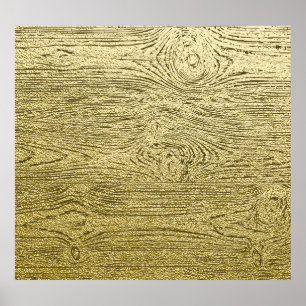 Gold Wood Glitzer Textur Hintergrund Poster