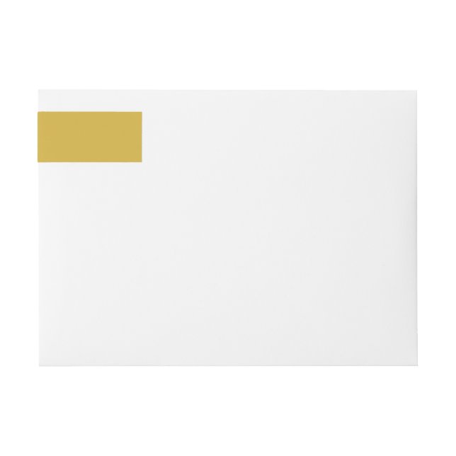 Gold Wraparound Rücksendeadresse (Vorderseite)