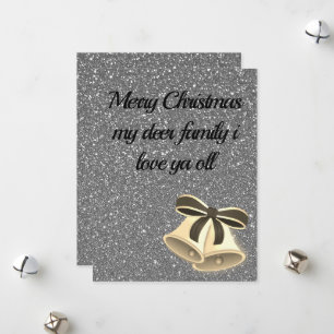 Gold; wunderschöne, Coole SilverHoliday Card Feiertagskarte