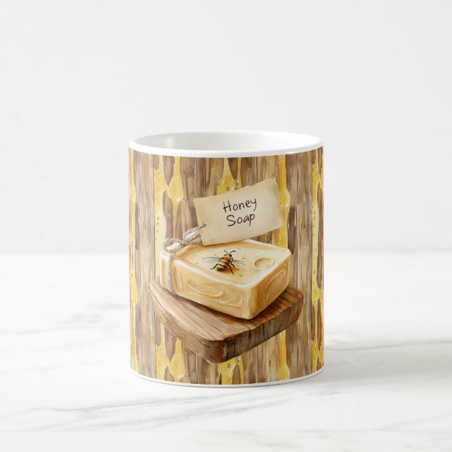 Gold Yellow Bee Honey Soap Kaffeetasse (Mittel)