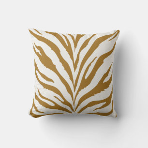 Gold Zebra Muster Kissen