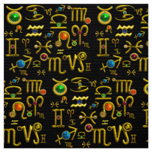 GOLD ZODIAC BIRTHDAY JEWELS,GEMSTONES,ASTROLOGIE STOFF
