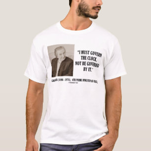 Golda Meir I muss das Uhr-Zitat regeln T-Shirt