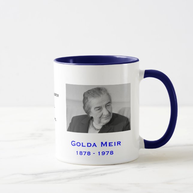 Golda Meir*, Israel-Tasse Tasse (Rechts)