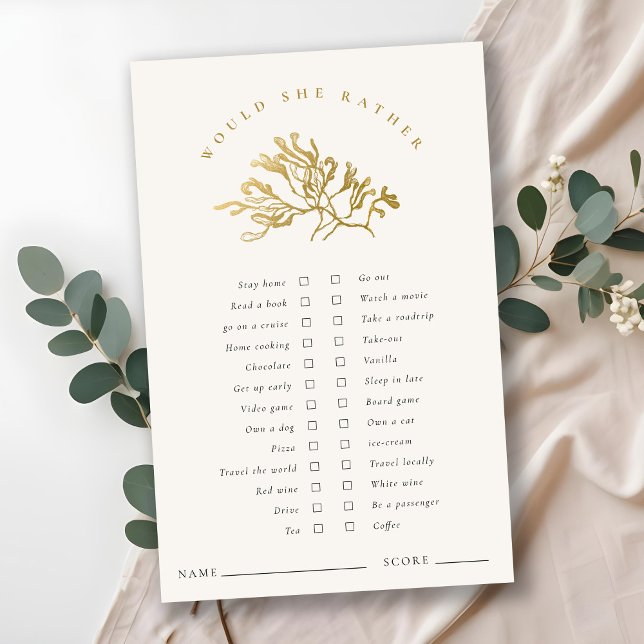 Goldalgen würden eher Brautparty spielen (Von Creator hochgeladen)