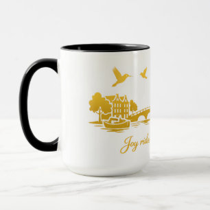 GoldAmsterdam Schwärmerischer Minimalistischer Rom Tasse