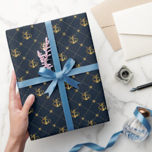Goldanker Geschenkpapier