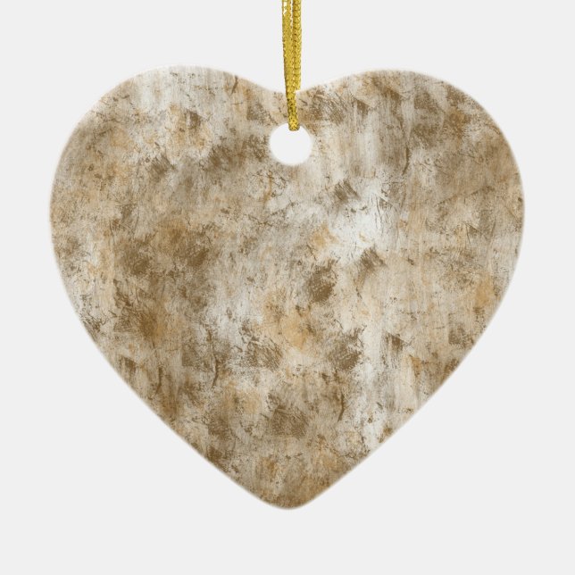 Goldantik Abstrakt Keramik Ornament (Vorne)