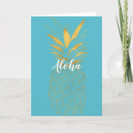 Goldaqua-Aloha Ananas Karte