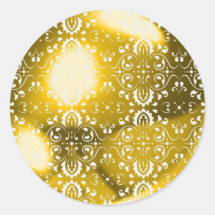 Goldball Runder Aufkleber