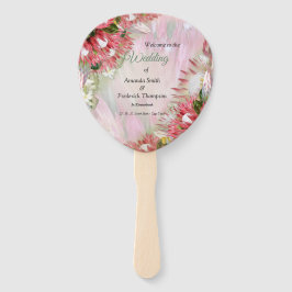 Goldband & Fuchsia Protea Bouquets Fächer