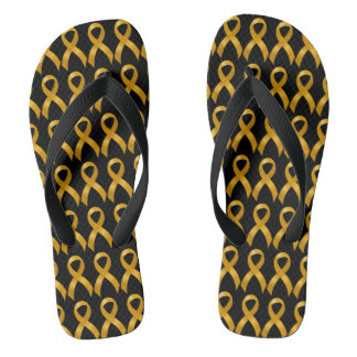 Goldband für Krebs im Kindesalter Flip Flops