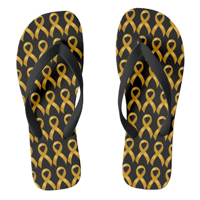 Goldband für Krebs im Kindesalter Flip Flops (Fußbett)