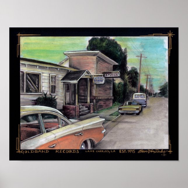 Goldband-Platten Poster (Vorne)