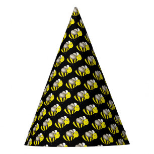 Goldbarbe-Hummel-Honigbiene-Insektenbug Partyhütchen