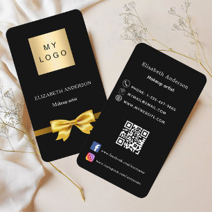 Goldbarren-Logo QR-Code für soziale Medien Visitenkarte