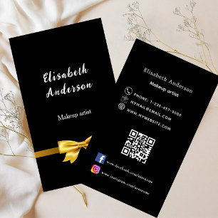 Goldbarren QR-Code für soziale Medien Visitenkarte