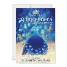 Goldbarren-Schmetterlingskleid Quinceañera