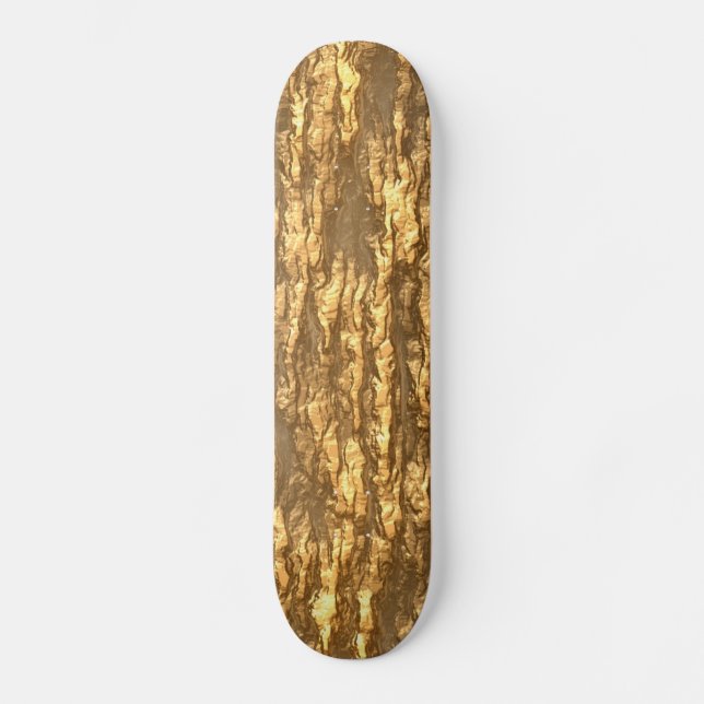 Goldbarsche Camouflage Skateboard (Vorderseite)
