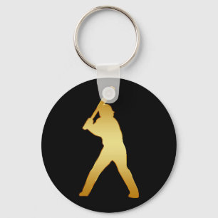 GOLDBaseball-Spieler Schlüsselanhänger