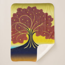 Goldbaum im Wind Sherpadecke