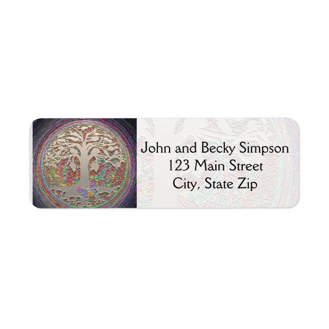 Goldbaum mit Butterly (Vorne)