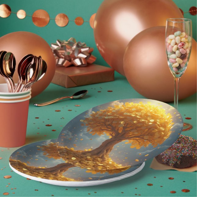 Goldbaum Pappteller (Multi)